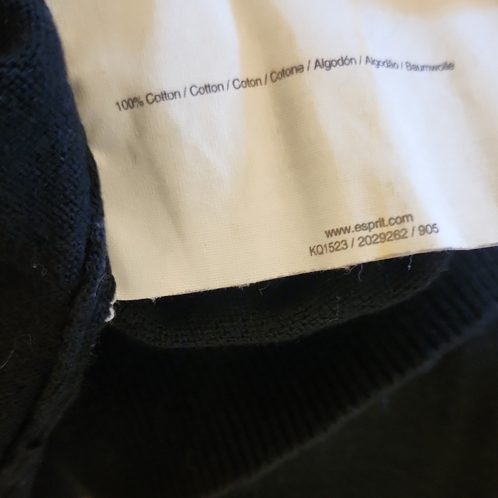 Esprit Black Ruffled Cardigan - Picture 6 of 8